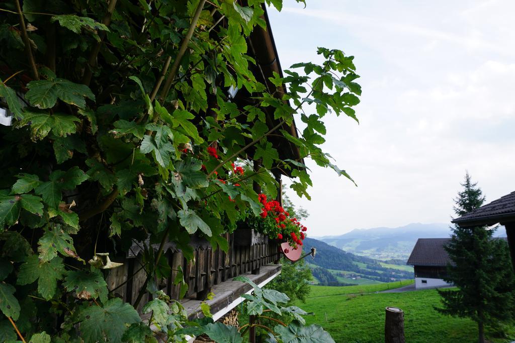 Ferienwohnungen Im Blockhaus Metzler Schwarzenberg im Bregenzerwald Exterior photo
