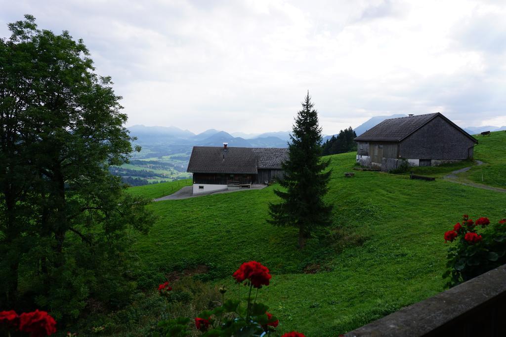 Ferienwohnungen Im Blockhaus Metzler Schwarzenberg im Bregenzerwald Exterior photo